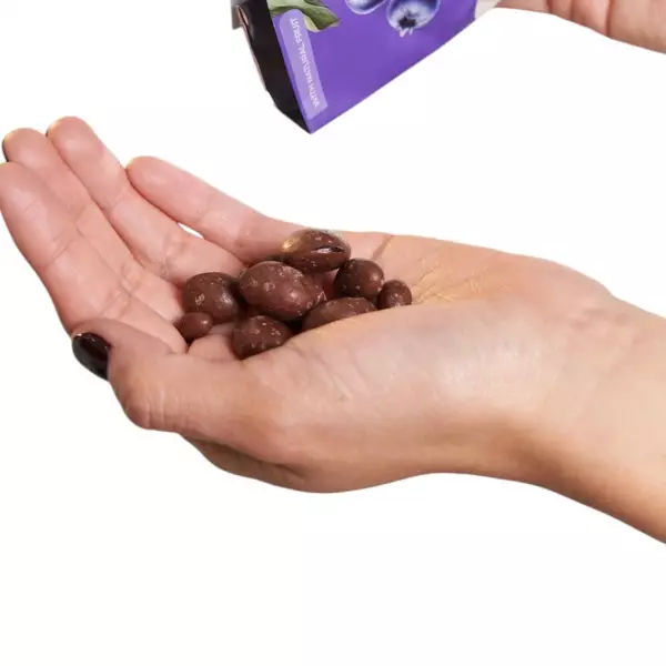 Chocolate-Coated Blueberries - 1.05 oz - No Added Sugar - Vegan - Gluten Free