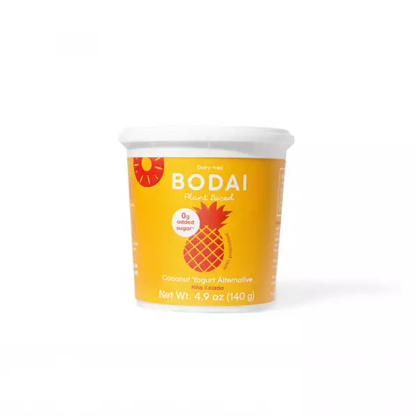 Coconut Yogurt Alternative Piña Colada - 4.9 oz. Vegan, Dairy/Soy/Gluten-Free. With Probiotics.