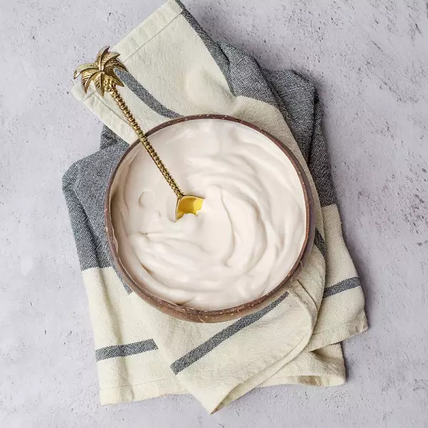 Coconut Yogurt Alternative Plain Unsweetened - 17.6oz. Vegan, Dairy/Soy/Gluten-Free. With Probiotics