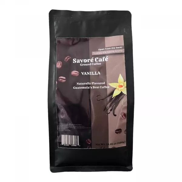 Coffee and Natural Ingredients Blend-Vanilla-12 oz-Functional Beverage-Guatemala’s-Gourmet-Premium