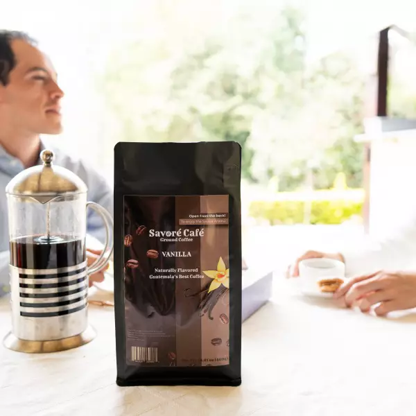 Coffee and Natural Ingredients Blend-Vanilla-12 oz-Functional Beverage-Guatemala’s-Gourmet-Premium