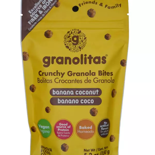 Crunchy Granola Bites - Coconut Banana - 5.2 OZ - Vegan - Baked