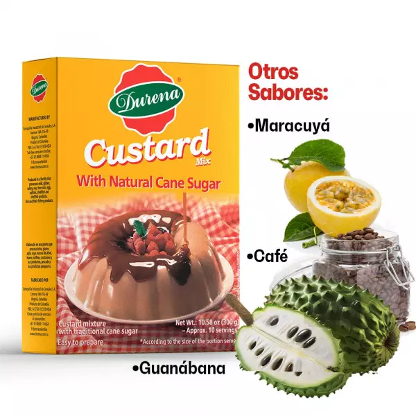 Custard Mix With Natural Sugar Cane 10.58 Oz