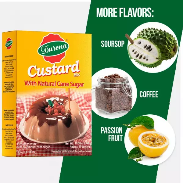 Custard Mix With Natural Sugar Cane 10.58 Oz