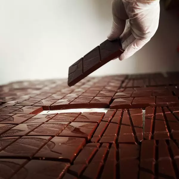 Dark Chocolate Bar - 82% Cacao Filled with Creamy honey - 1.76 oz - Colombian Bean-to-Bar Chocolate