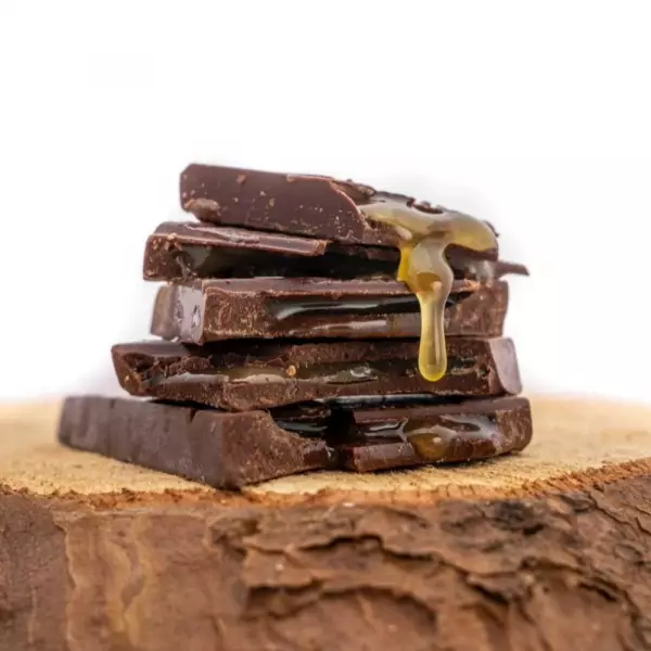 Dark Chocolate Bar - 82% Cacao Filled with Creamy honey - 1.76 oz - Colombian Bean-to-Bar Chocolate
