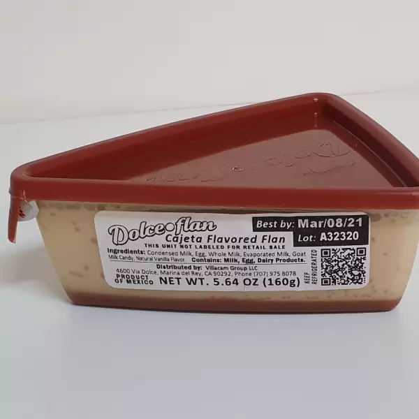 Dolce Flan | Cajeta flavored flan | 5.6 oz