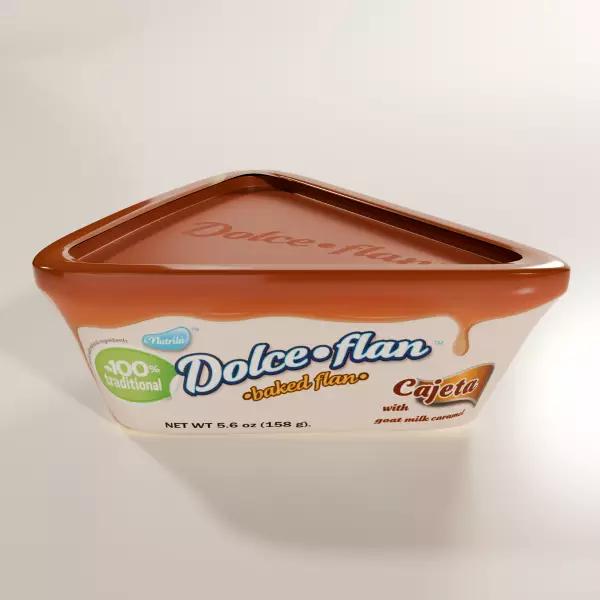 Dolce Flan | Cajeta flavored flan | To Go | 5.6 oz