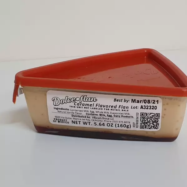 Dolce Flan | Caramel flavored flan | 5.6 oz