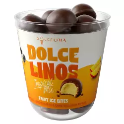 Dolcelina Desserts - 4,20 oz - Mango, Blackberry & Passion Fruit Ice Cream Bites in Chocolate