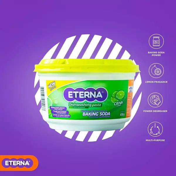 Eterna | Dishwashing paste cup | 450g E.
