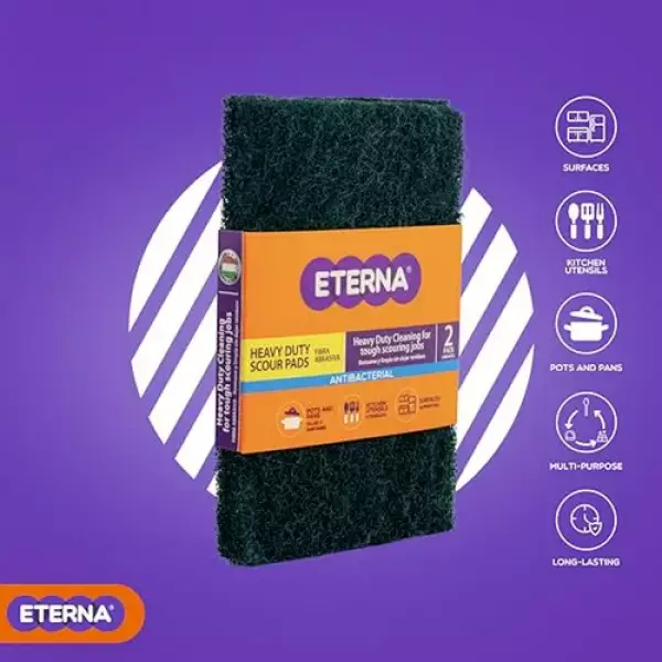 Eterna | Heavy Duty Scour Pads | 2packE.