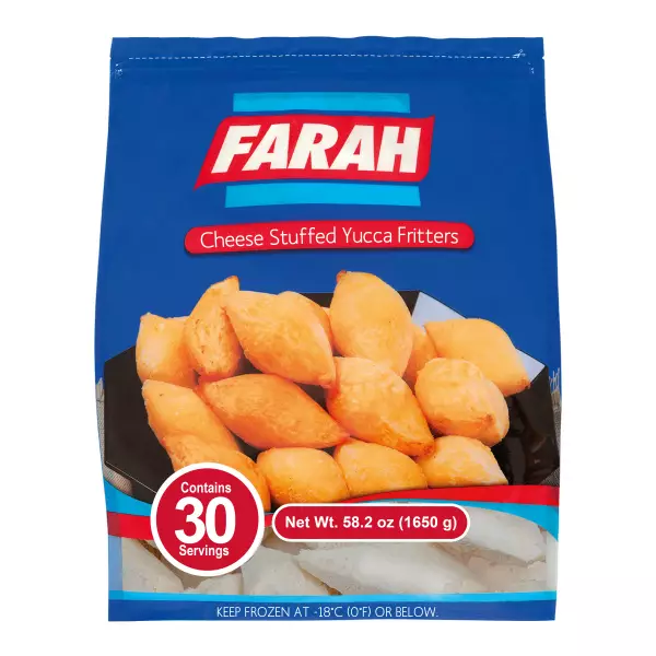 Farah | Cheese Stuffed Yucca Fritters | 58.2 Oz