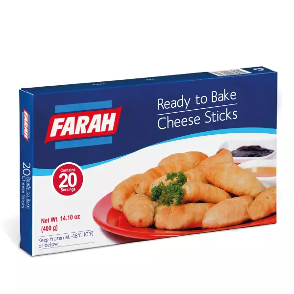 Farah | Ready to Bake Cheese Sticks | 14.1 Oz