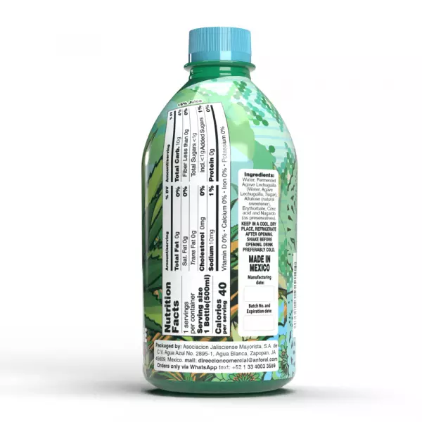 Fermented Agave Lechuguilla Beverage Low-Calorie - 16.9 oz