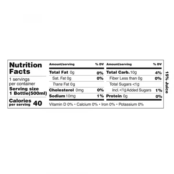 Fermented Agave Lechuguilla Beverage Low-Calorie - 16.9 oz