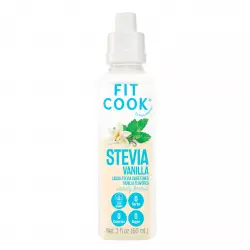 Fitcook-Natural Liquid Stevia-Vanilla Flavor- 2.03 oz - Zero calories - Organic - Natural liquid.