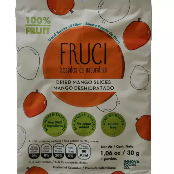 Fruci Dried Mango Slices - 1.06 OZ - Gluten Free