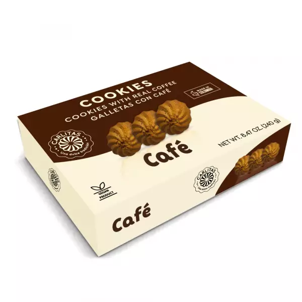 Galletas  Carlitas - 8.47 oz Cookies |Café flavored