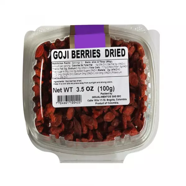 GOJI BERRIES DRIED - 3.53 oz