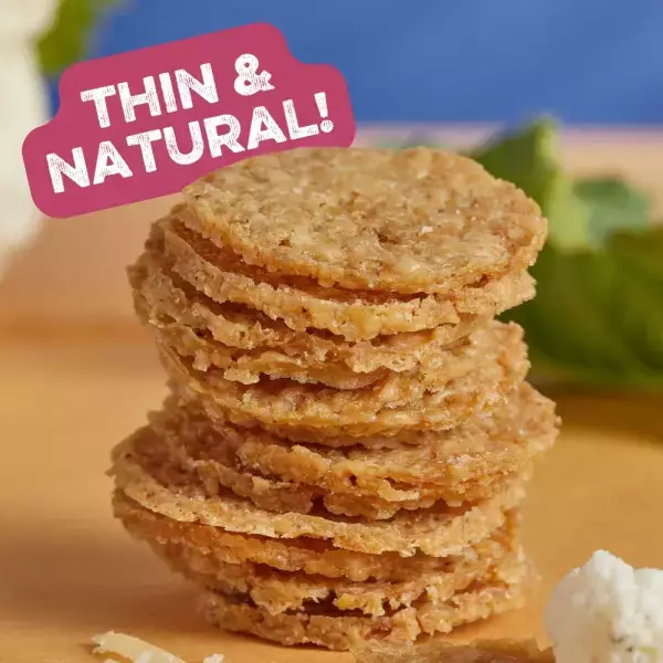 Good Chips by Paramo Snacks | Baked Cauliflower Cheese Crisps | 1.23 oz Snack   Vegetarian E.