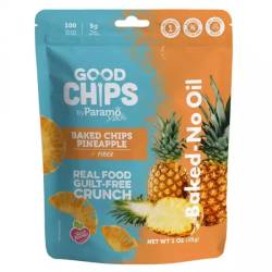 Good Chips by Paramo Snacks | Baked Pineapple Chips | 1oz Snack Vegan E ...