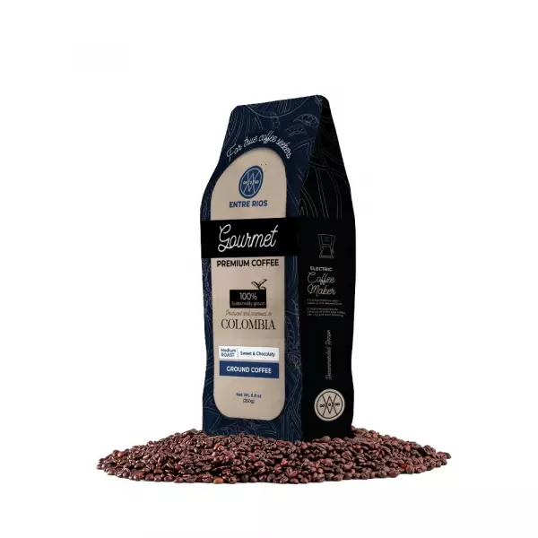 Gourmet Premium Coffee - 8.8oz - Grinded - Natural - Ecological - 100% Colombian Coffee