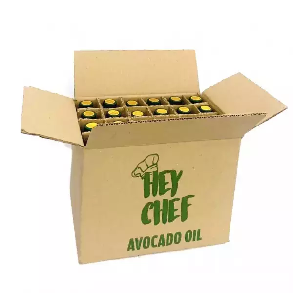 Hey Chef | Avocado Oil | Natural flavor | Extra Virgin | 100% natural |  Vegan | 8.4 Oz E.