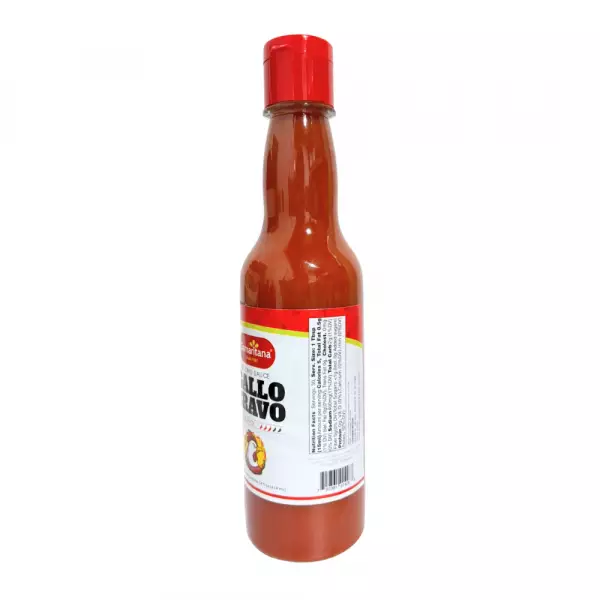 Hot Chilli Sauce 14 Oz  -  Made With Natural Chili Paste