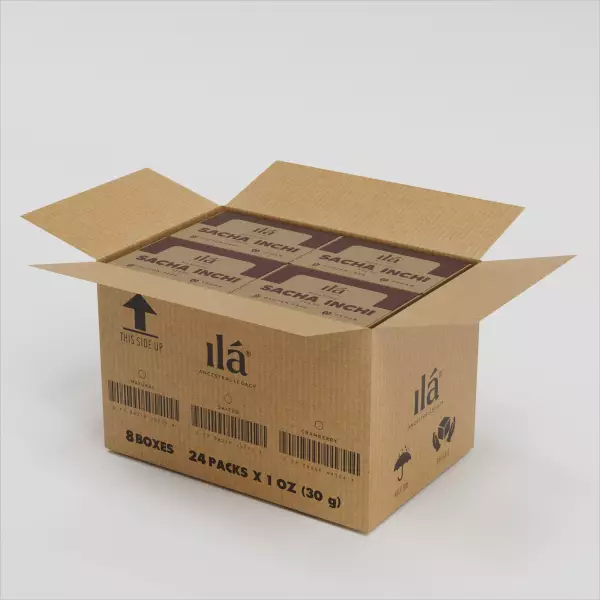 ILÁ: Ancestral Legacy | Salted Roasted Sacha Inchi Snacks | 1.058 oz E.