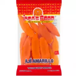Inca´s Food-Aji Amarillo congelado/ Frozen Yellow Hot pepper De-seeded and De-veined  20x15 Oz