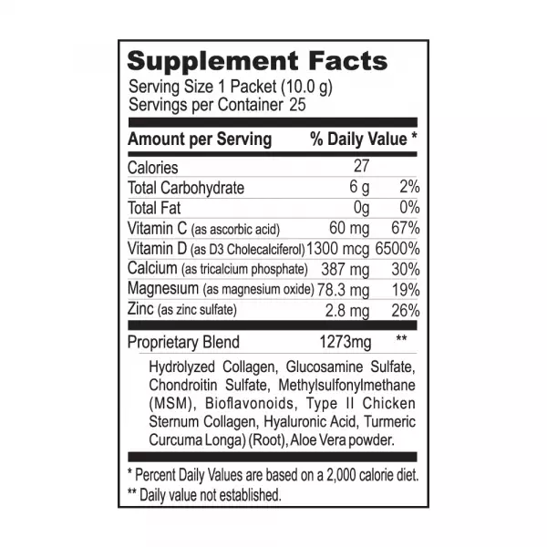 Joint Support Supplement Powder (25 x 0.35 oz sachets, 8.75 oz total)