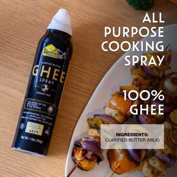 Karavansay Alimentos Naturales | Ghee Spray Original | 5 oz E.