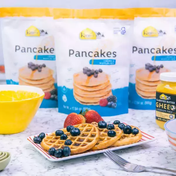 Karavansay Alimentos Naturales | Premix pancakes crepes and waffles | Doypack   17.64 Oz E.
