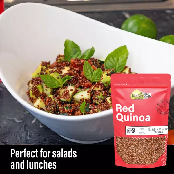 Karavansay Alimentos Naturales | Red Quinoa | 12 oz E.