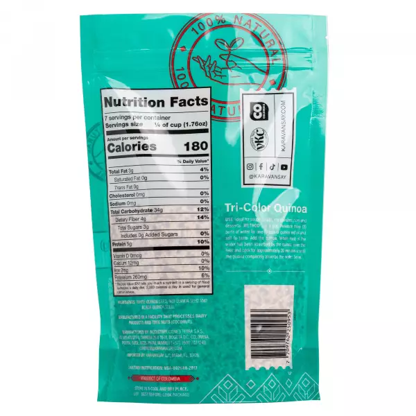 Karavansay Alimentos Naturales | Tri Color Quinoa | 12 oz E.
