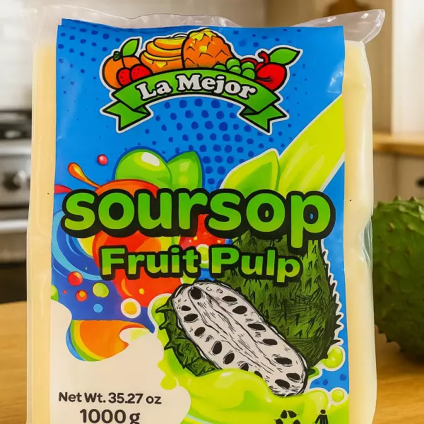 La Mejor Fruta en Pulpa | Soursop Fruit Pulp | 10 Pack x 3.5 oz | 35.27 oz