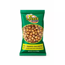 Lahner Snacks Roasted Salted Chickpeas - 3.5 oz - Vegan - No Sugar Added E