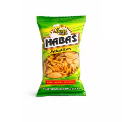 Lahner Snacks Salted Roasted Broad Beans- 7.05 oz- Vegan - No Sugar Added E