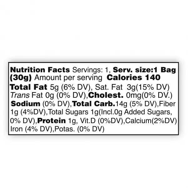 Lemon-dusted chocolate-coated blueberries - 1.05 oz - No Added Sugar - Vegan - Gluten Free