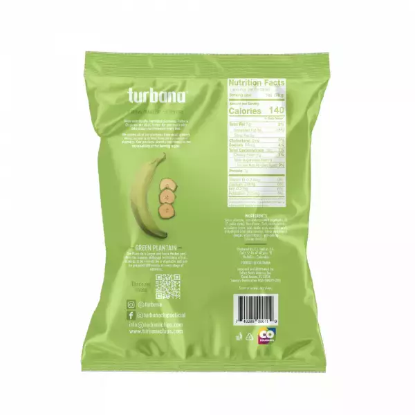 Lime Plantain Chips x 7 oz E