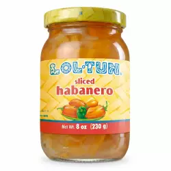 LOL-TUN - Habanero Pepper Sliced - 8 oz (238 g) - 24 units