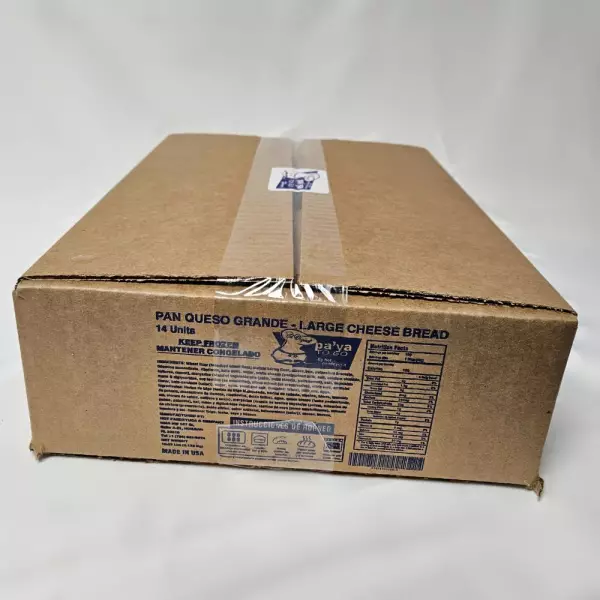 Long Cheese Bread X 14 Units Per Case I 18 Pounds