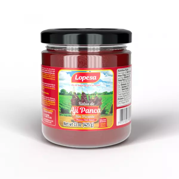 Lopesa | Panca Chili pepper sauce | 15 oz | Peruvian sauces | HACCP
