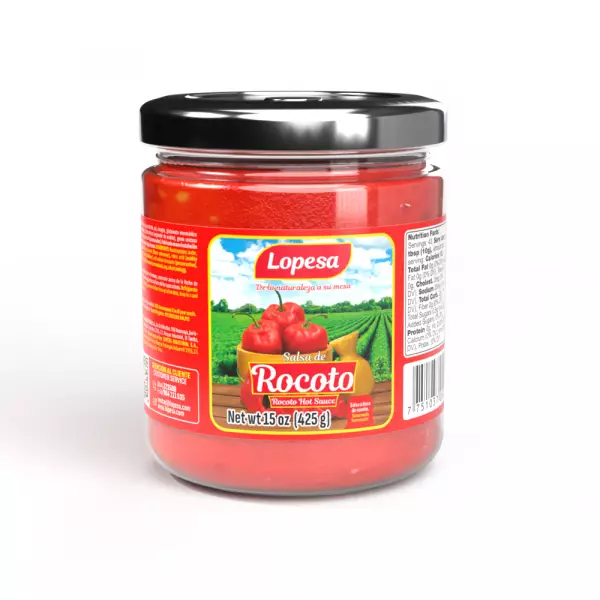 Lopesa | Rocoto sauce | 15 oz | Peruvian sauces | HACCP