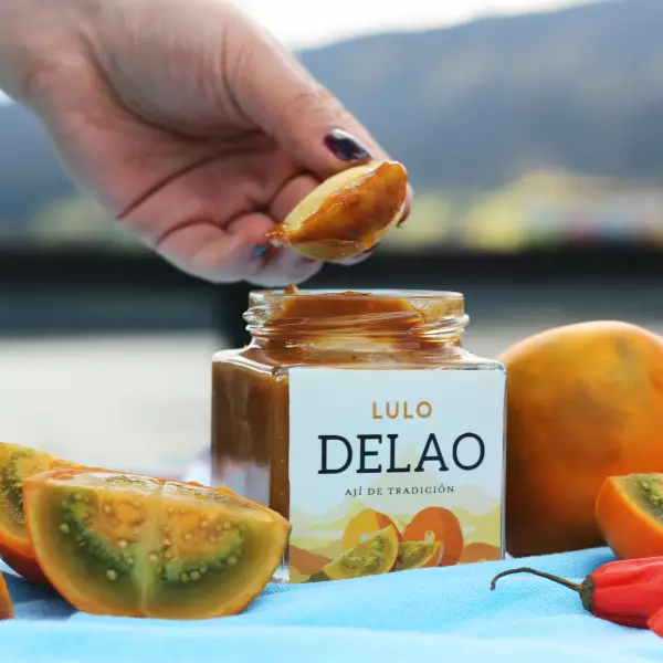 Lulo (Naranjilla) Spicy sauce / Vegan / Natural / Recycle / 7 oz 1