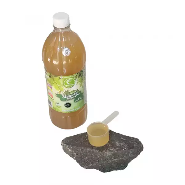 MAGUEY JUICE WITH ALOE VERA  - 33.8 ONZ  - PRODUCT 100% PURE MAGUEY