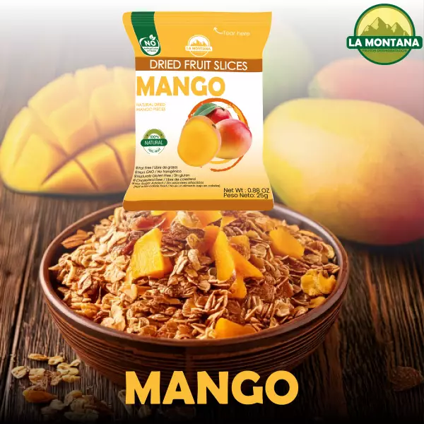 Mango dried snacks - 0.88 oz - 100% fruit natural - No sugar addied - Gluten Free
