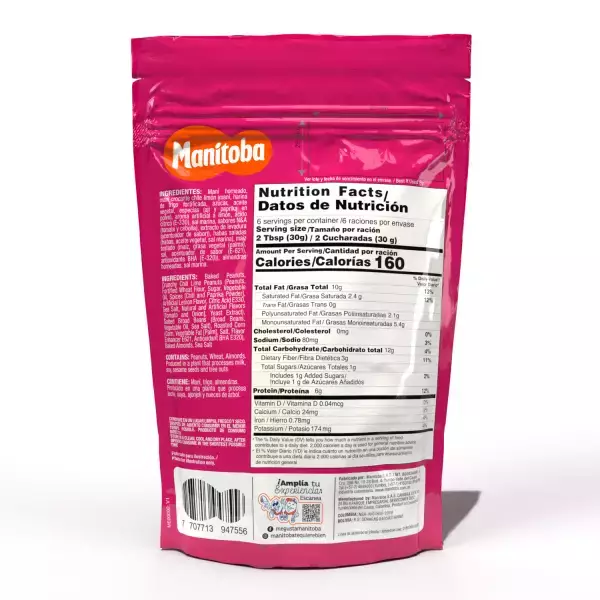 Manitoba | Summer Mix Nuts. Spicy With Chili and Lime Peanuts And Broadbeans | X 6Oz Doypack E.