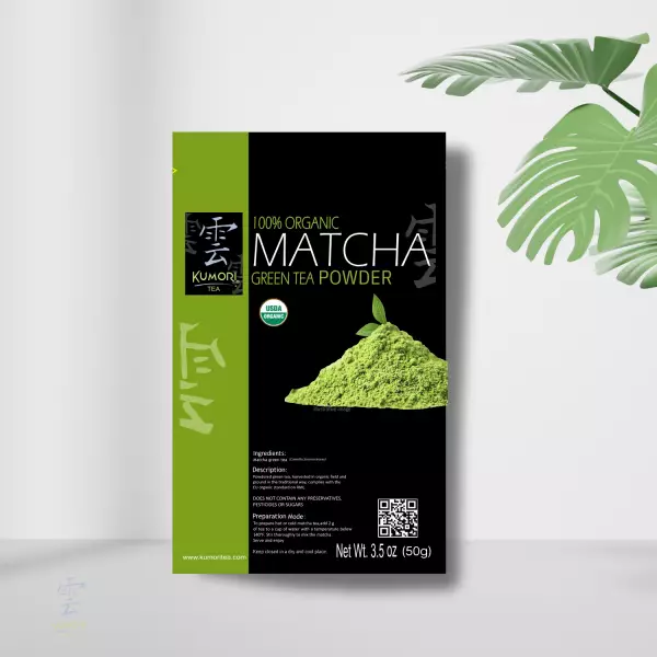 Matcha Tea - 1.76oz - 100% Organic - Green Tea - Vegan - Organic